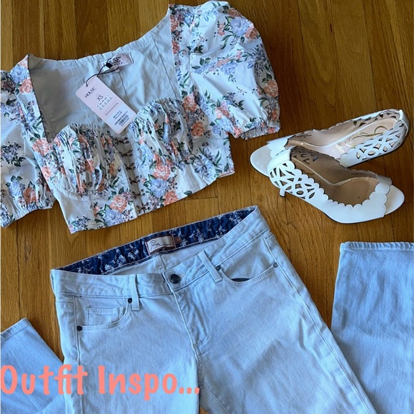 BNWT - House of CB London corset crop Alicia Floral - extra small - Picture 12 of 14